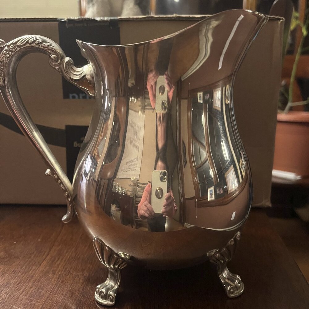 Silverplate Water Pitcher